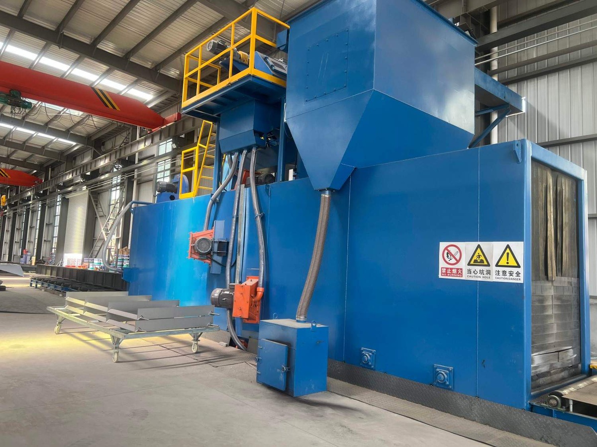 Steel Structure Surface Treatment and Finishing Area for Building Components