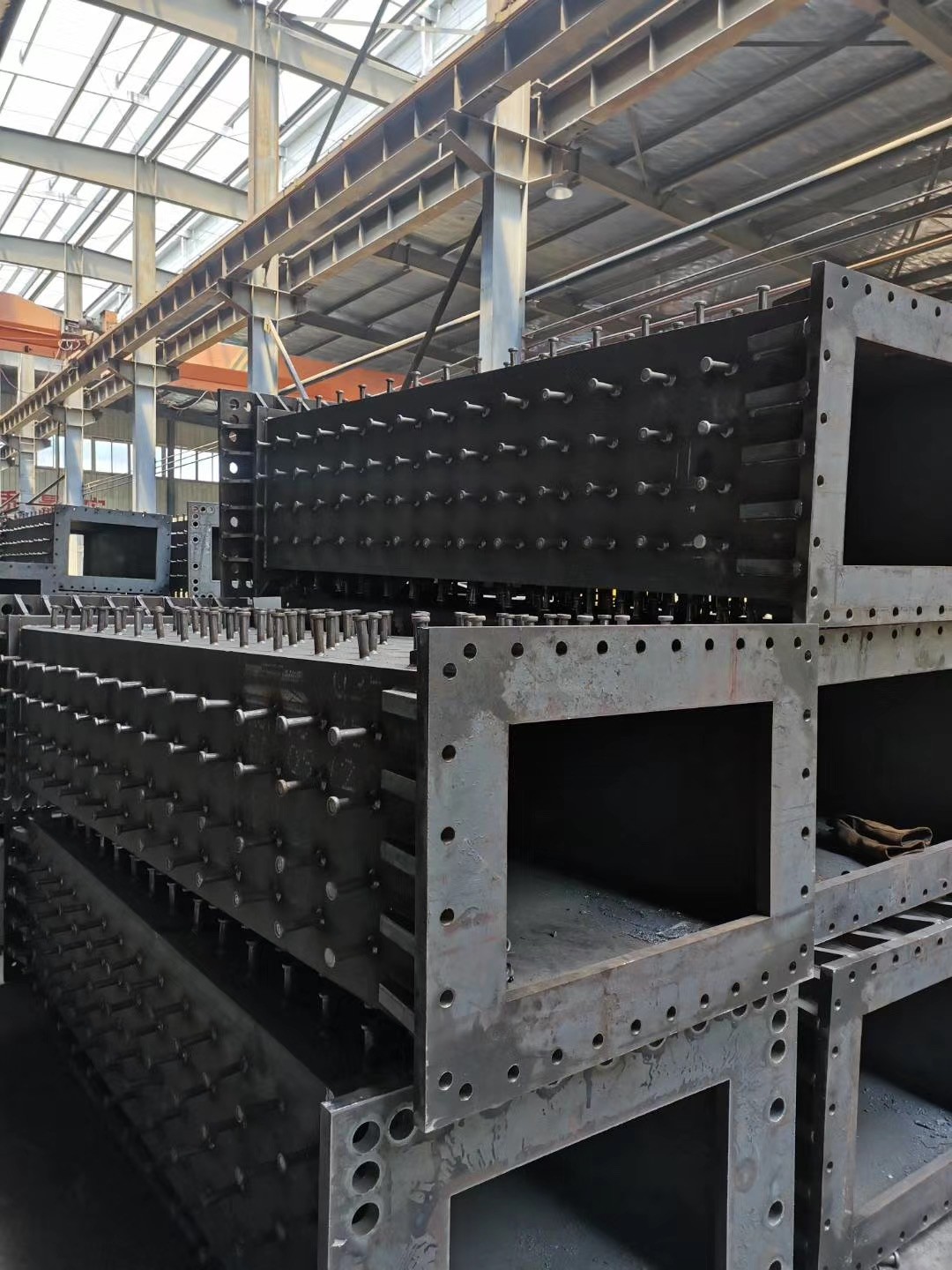 Integrated steel structure framework assembly showcasing engineering excellence for steel building construction