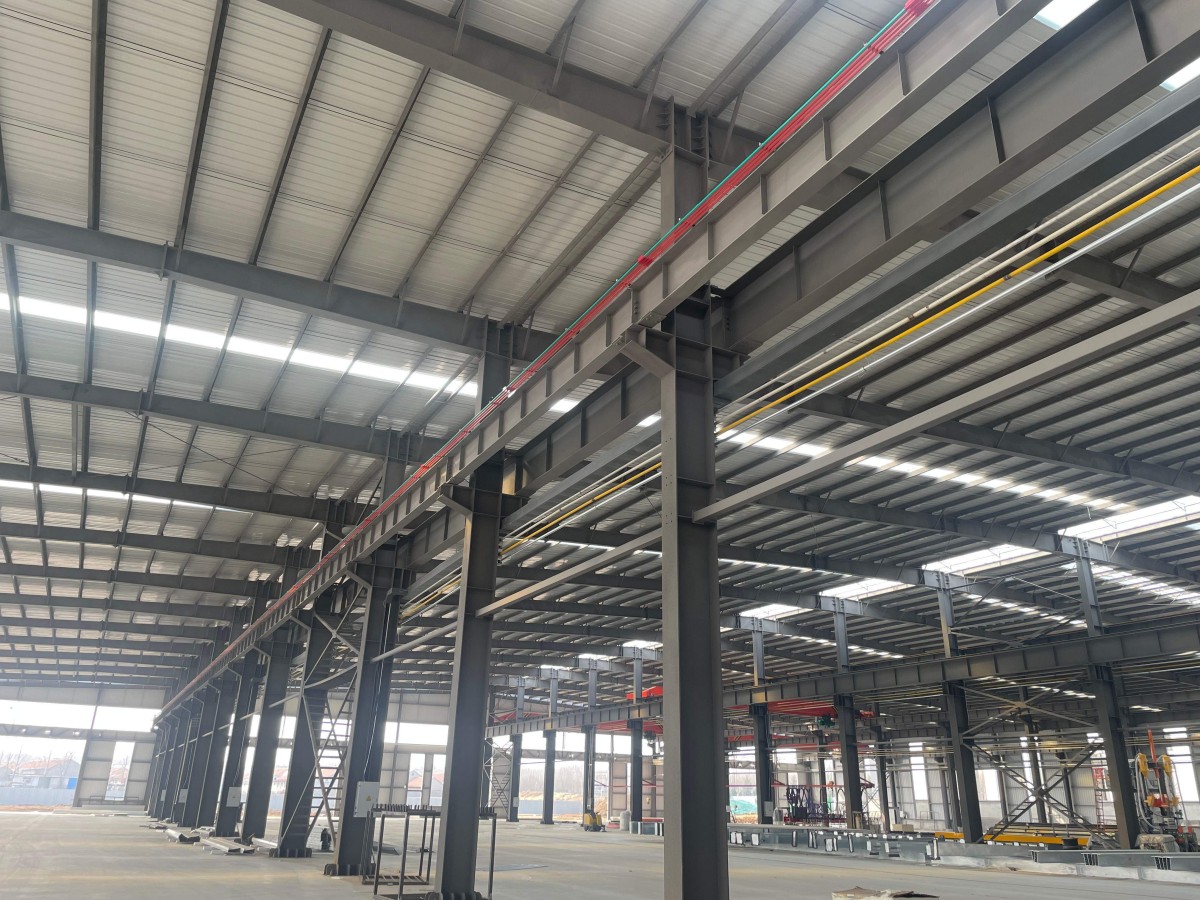 Lanjing Steel Structure New Factory - Steel structure project image 2