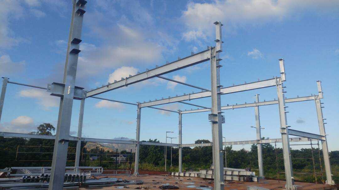 Mauritius Two-Story Commercial Complex - Steel structure project image 3