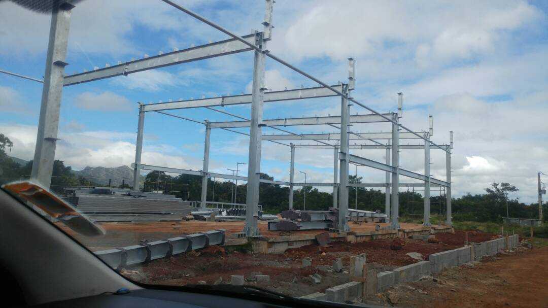 Mauritius Two-Story Commercial Complex - Steel structure project image 6