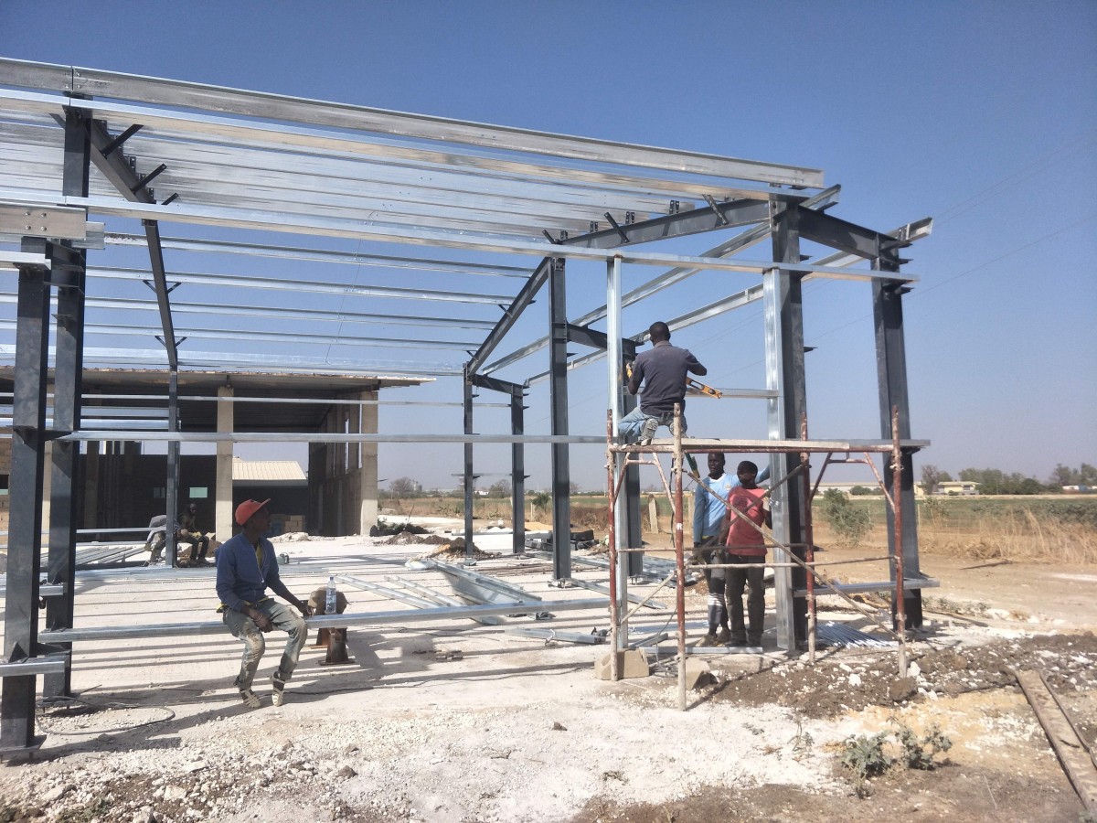 Senegal 800m² Poultry House Complex - Steel structure project image 2